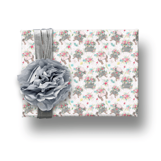 Afrocentric Spring Letters Gift Wrap Pack of 2 - Home Sweet Soul