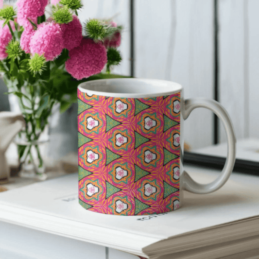 'Bloom in Bold' Afrocentric 11oz Mug - Home Sweet Soul