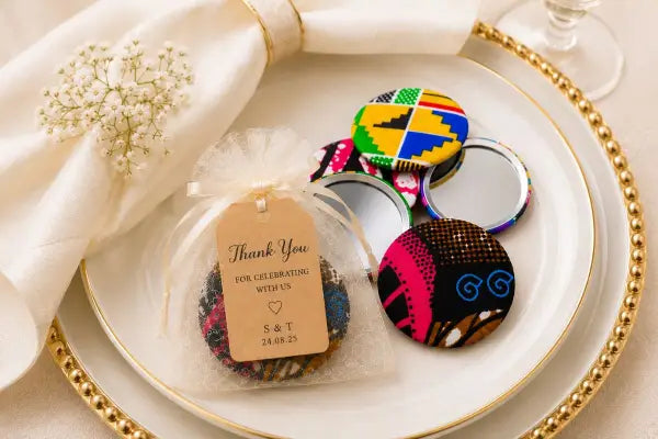 Wedding Favours They Will Keep: Ankara Mirrors