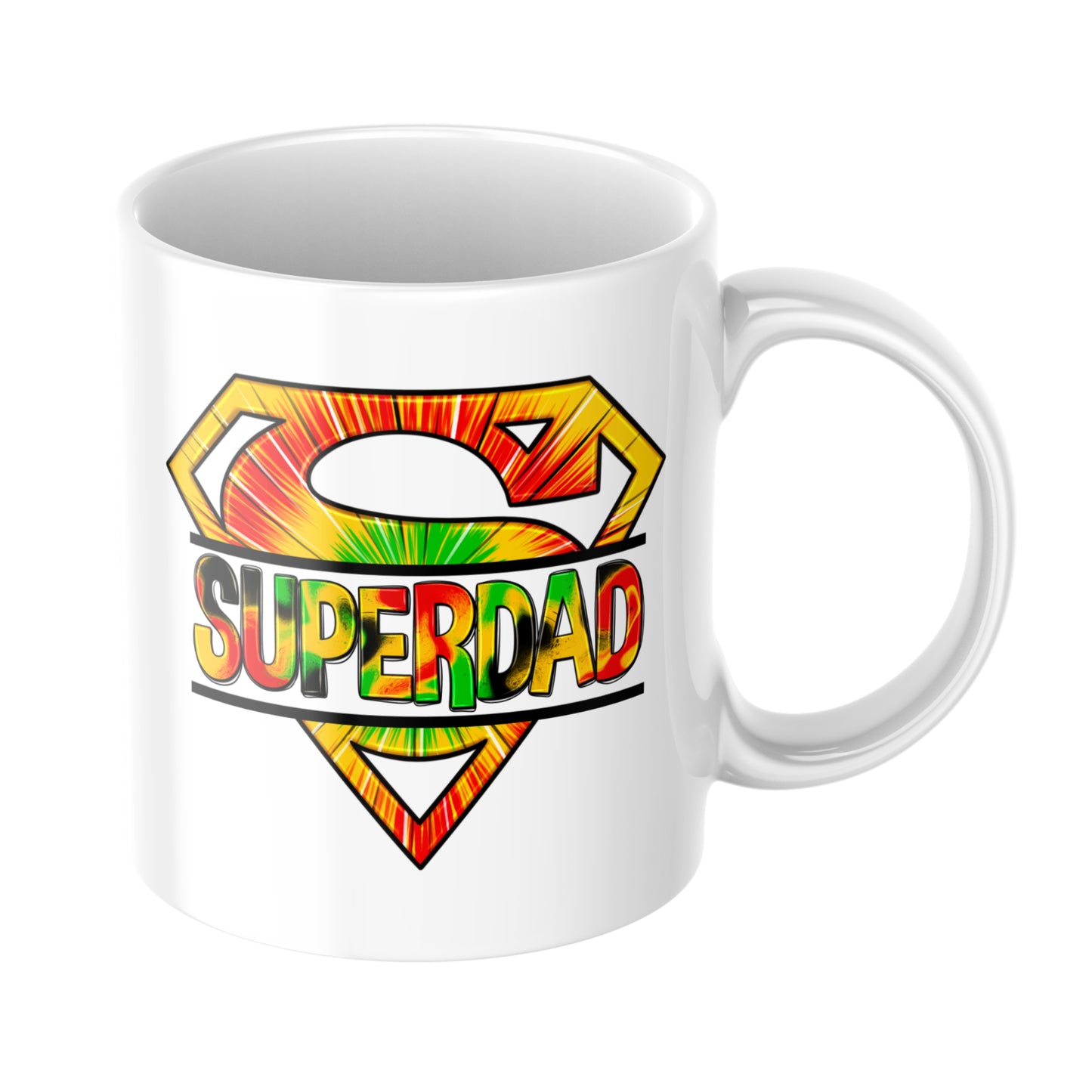 Afrocentric Superdad Mug – 11oz Ceramic