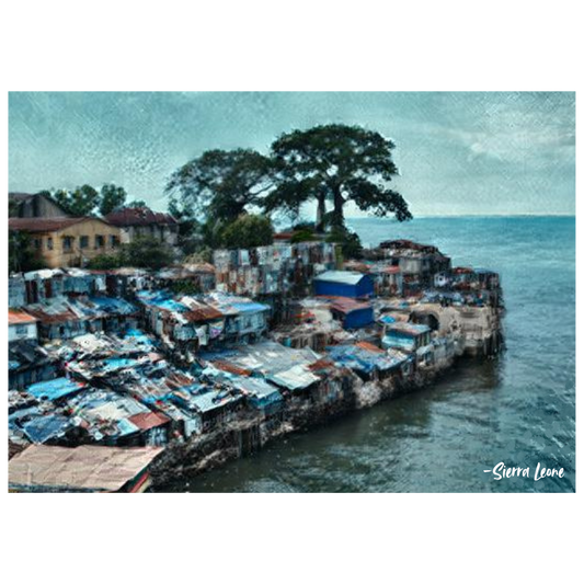 Coastal Community -Sierra Leone Art Print (Artist Shout Out)