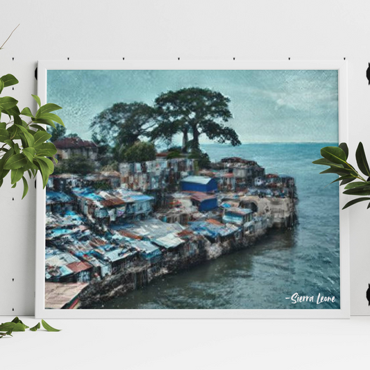 Coastal Community -Sierra Leone Art Print (Artist Shout Out)