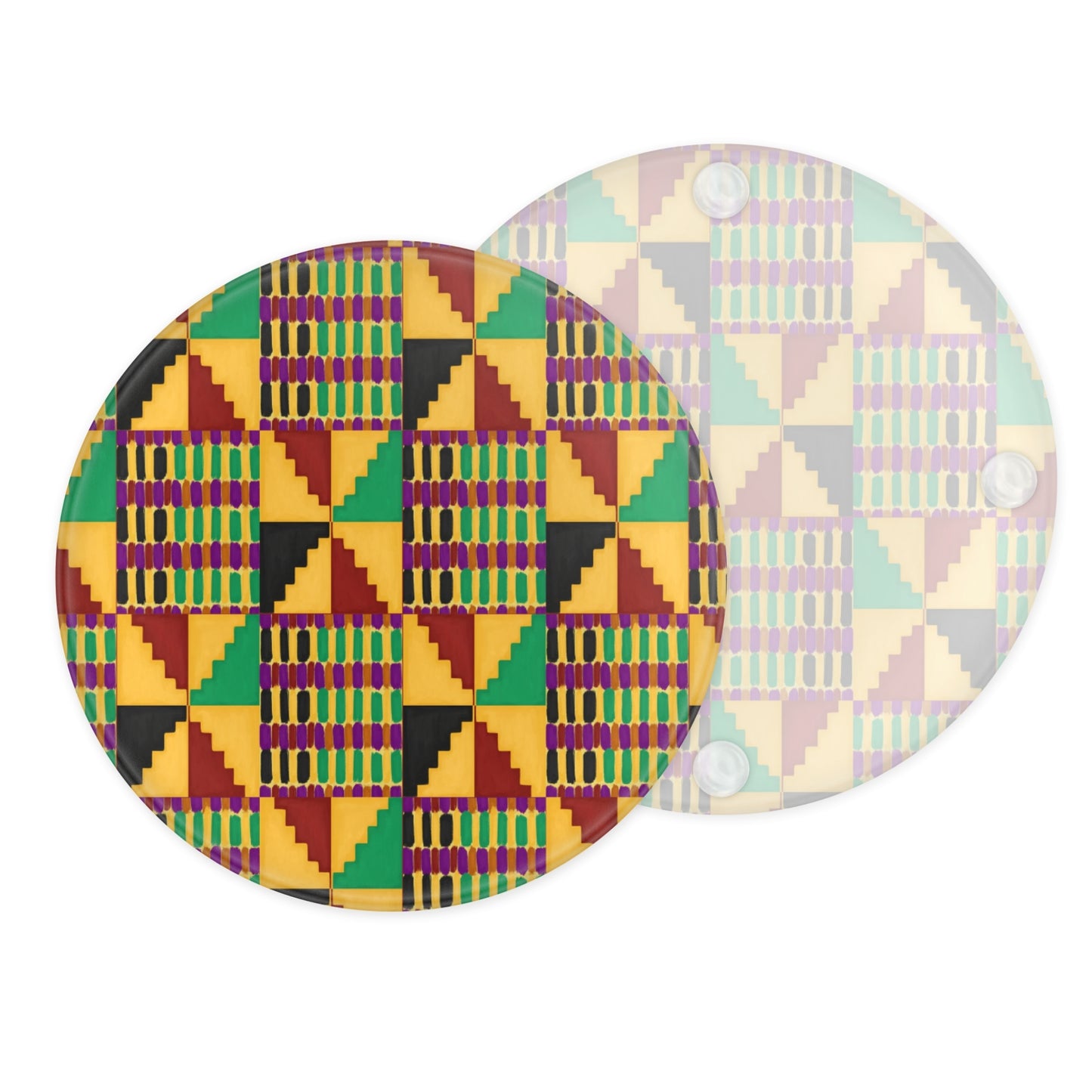 Glass Coaster - Classic Kente