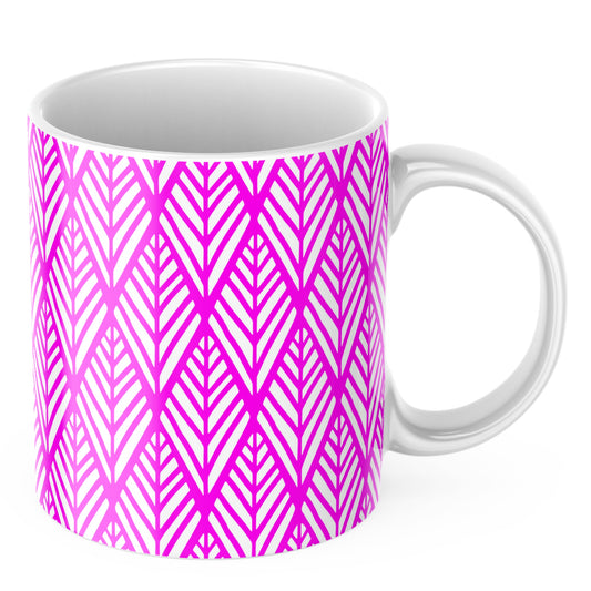 Afrocentric Berry Triangle Summer 11oz Mug (Pink) - Home Sweet Soul