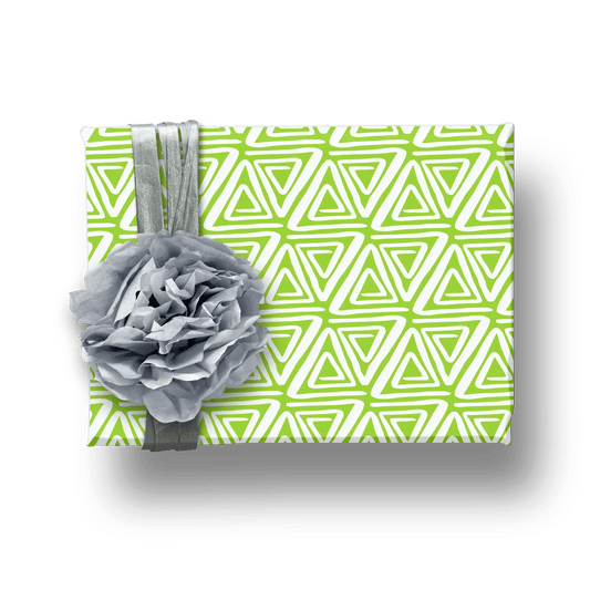Afrocentric Citrus Summer Gift Wrap Set of Two (Green) - Home Sweet Soul