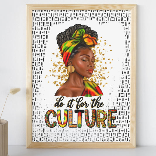 'For The Culture' Art Print