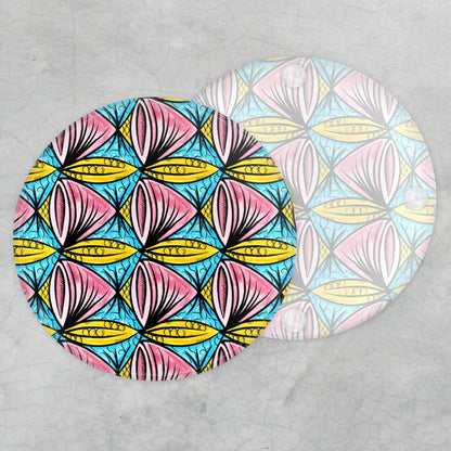 Coral Echoes Glass Coaster