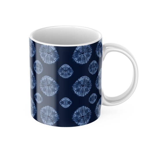 Blue Gara Inspired Mug - Sierra Leone