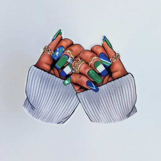 Sierra Leone Nails Sticker